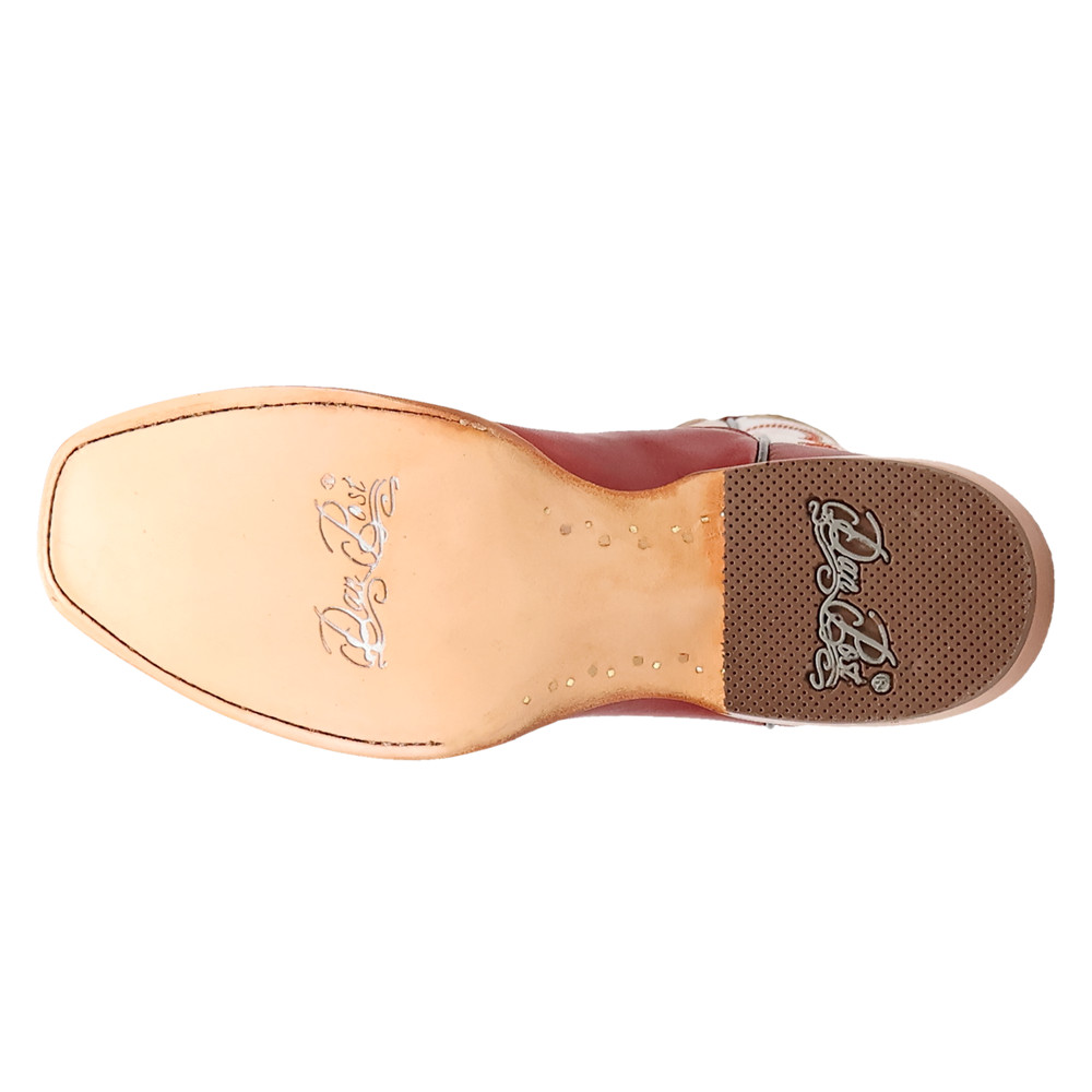 Dan Post Boots Adelaide Embroidered Square Toe Pull On Cowboy Womens Off White,