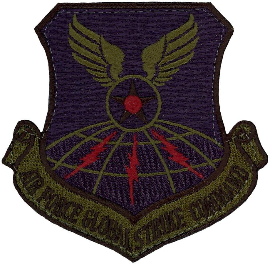 USAF AIR FORCE GLOBAL STRIKE COMMAND PATCH - SUBDUED