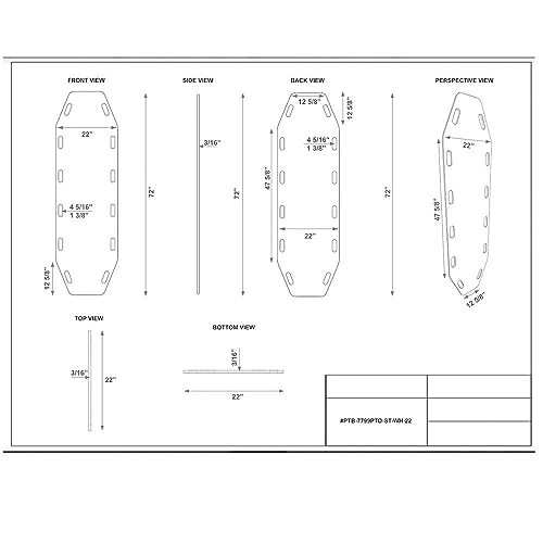 Slider Board Wide 72"L x 22"W