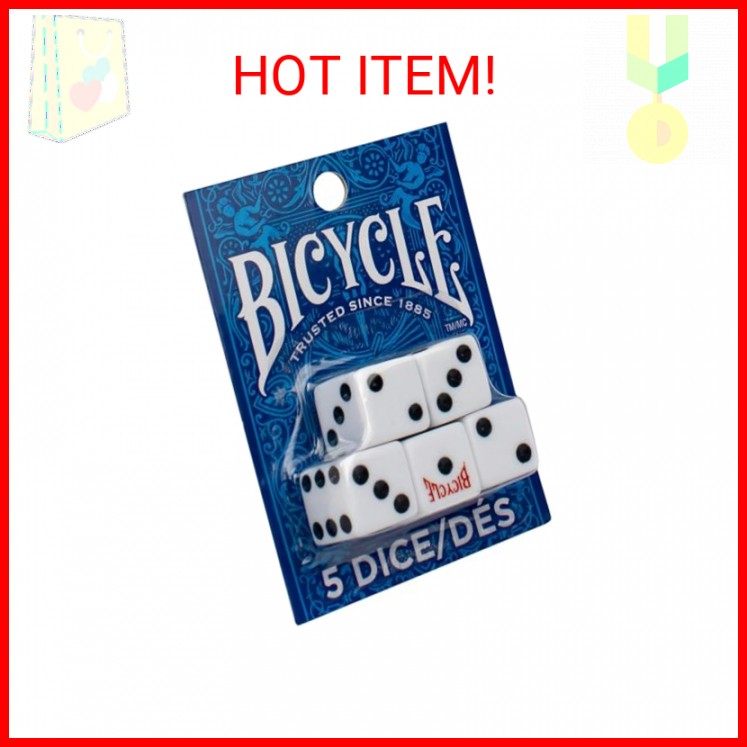 Bicycle 5 count dice