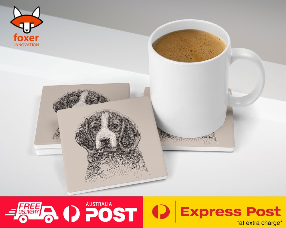 COASTER COFFEE DRINKING MAT|BEAGLE DOG 8