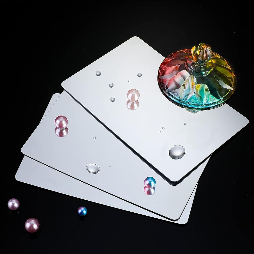 Shatterproof plastic mirror surface, double-sided protective film reflector