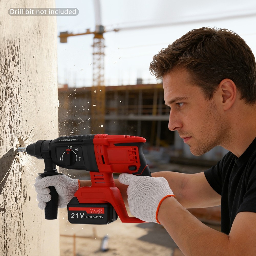 Hammer Drill Battery-powered Hammer Drill Modern Hammer Drill With 4 Modes