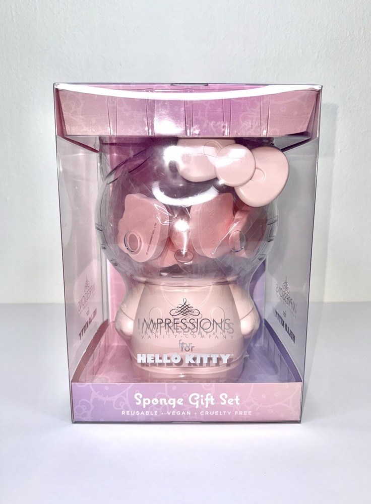Impressions Vanity Hello Kitty Pink Sponge Gift Set