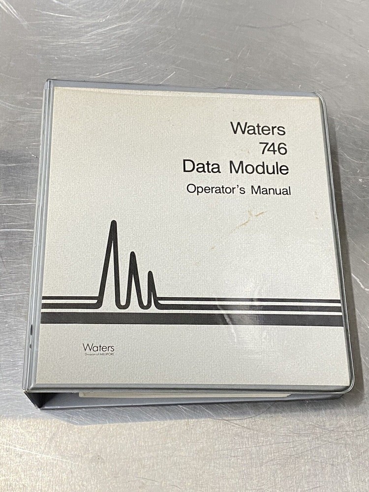 Waters 746 Data Module - Users Guide / Instructions Manual