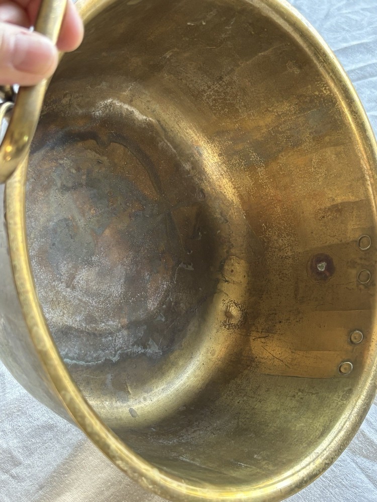 Antique Jam Pan 11” Heavy Brass 2 lb 15oz
