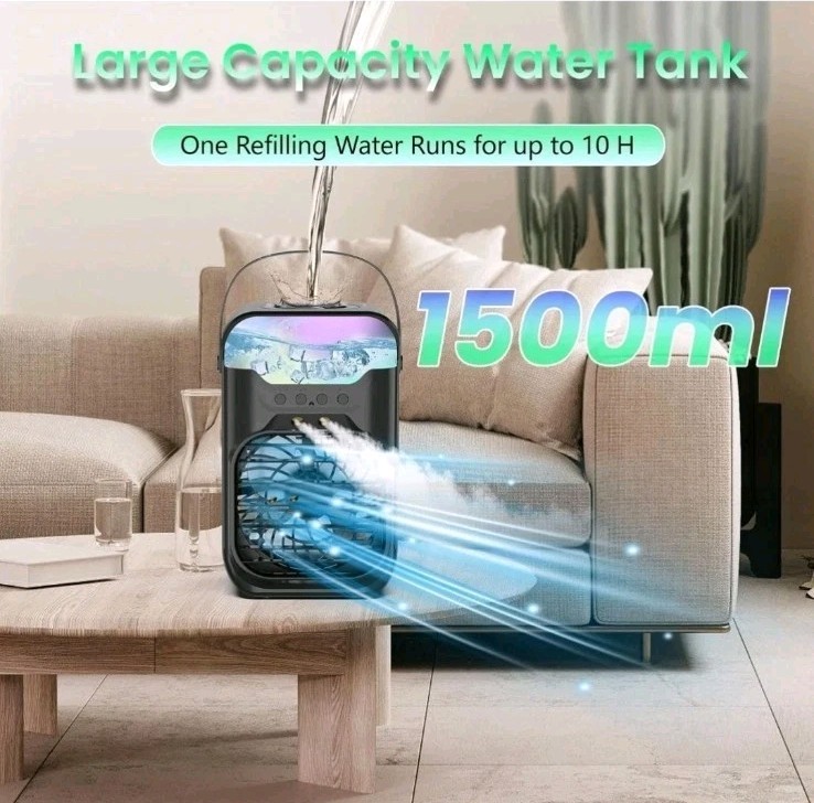 Multifunctional Air Cooler Large Space Air Supply Three Speeds Remote Control