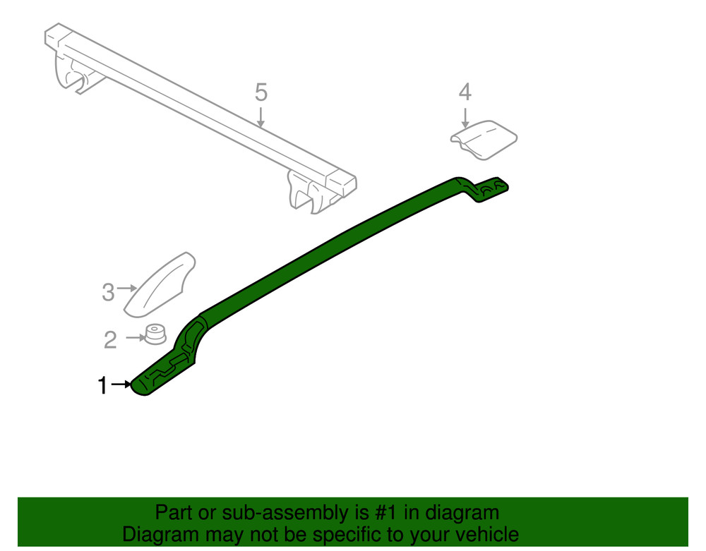 Genuine GM Rail 30027066