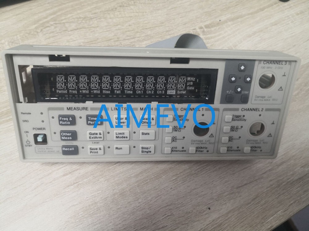HP Keysight Agilent 53131A 53132A frequency Counter Front panel+VFD display