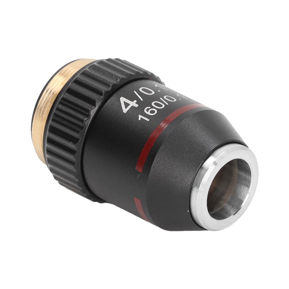 Achromatic Microscope Objective 4X High Magnification Lens 20.2mm Interface