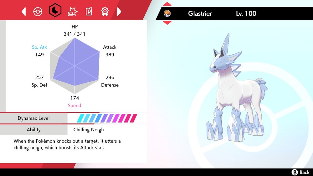 6IV Glastrier Pokemon Sword and Shield *SAME DAY*