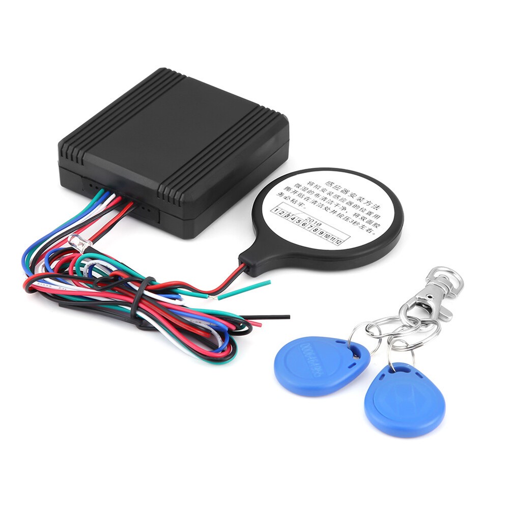 Wireless Immobilizer Security System Motorcycle ID Card Lock Anti-theft Security