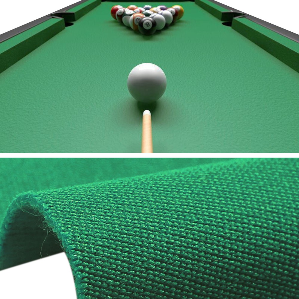 Pool Table Cloth Worsted Wool Billiard Table Felt Replacement for 7/8/9ft Table
