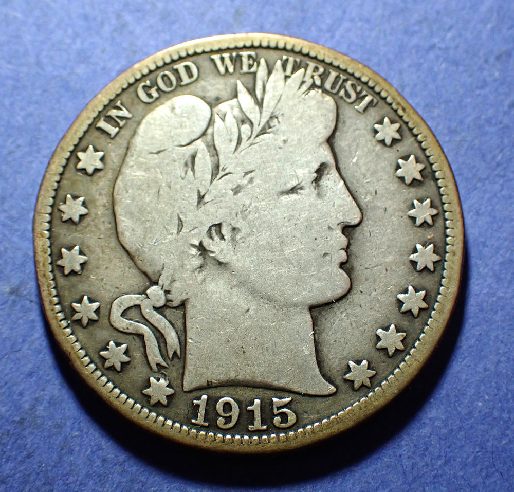 1915 Barber Half  VG