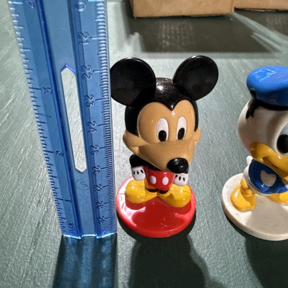 Mickey Mouse Minnie Donald Bobble head Plastic