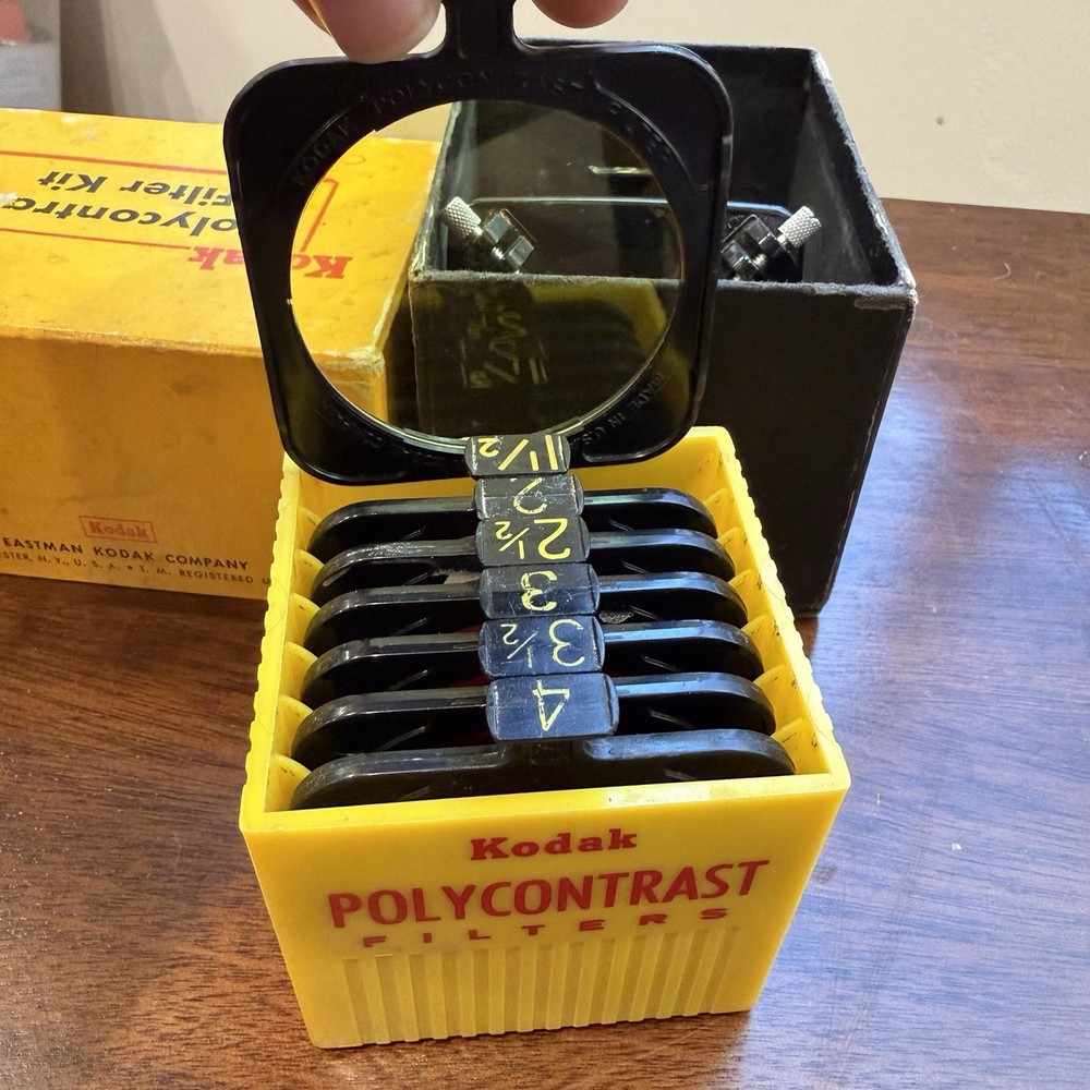 Kodak Polycontrast Filter Kit Model A for Black & White Film Processing