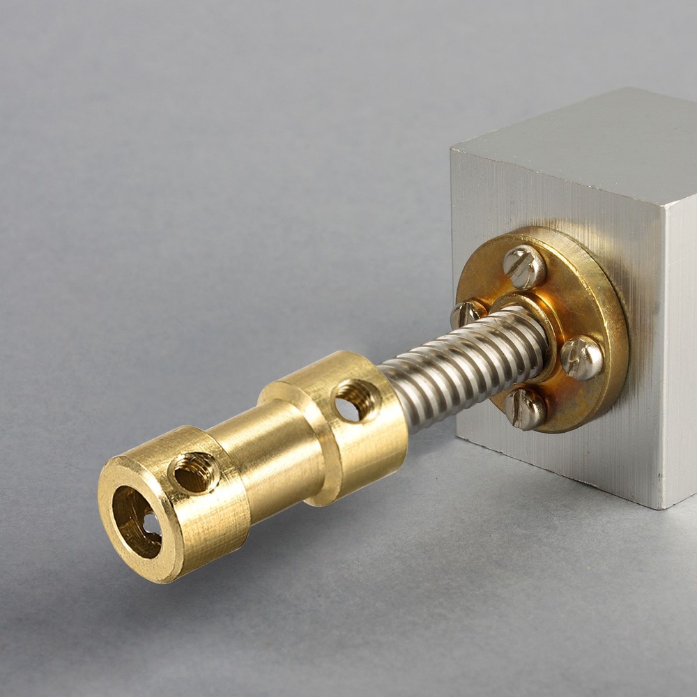 Rigid Coupling Copper [for 3D Printer]-3mm-3.17mm /Gold/2Pcs