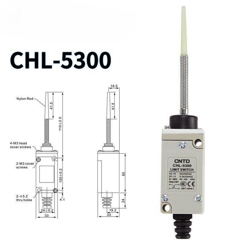 1PCS NEW CNTD CHL-5300 Micro Limit Switch