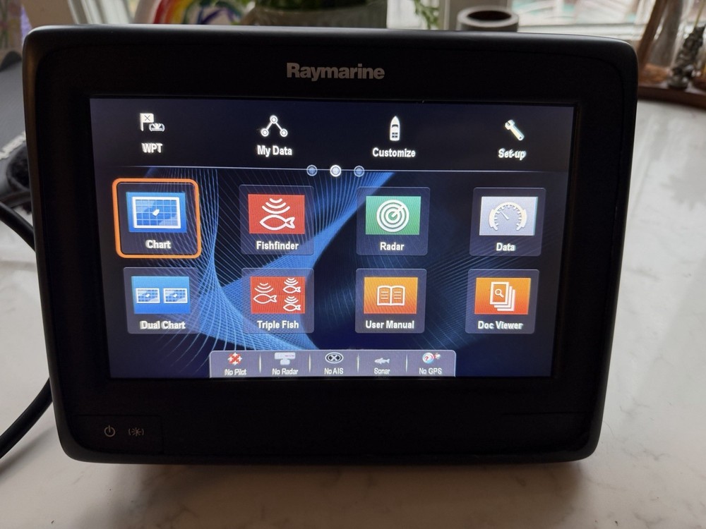 Raymarine a95 E70232 Marine 9” Touchscreen MFD Chartplotter Display with WiFi