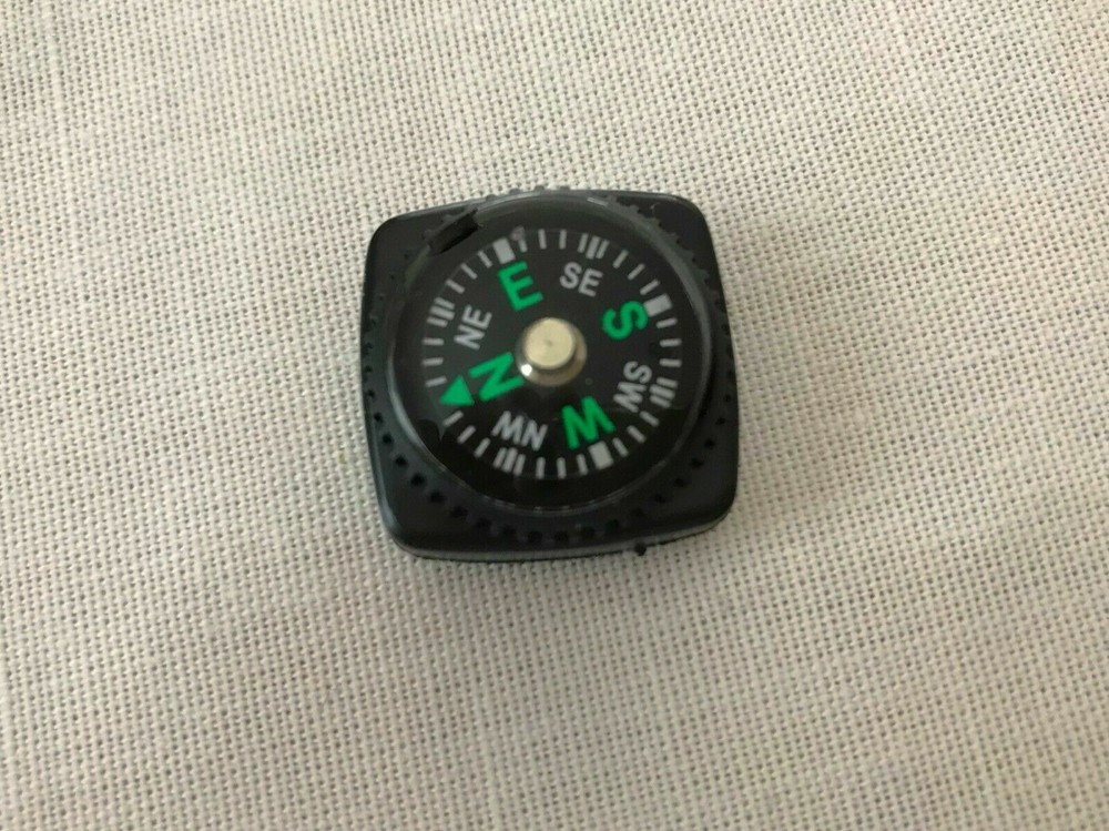 NEW 1PC Precision "Watch Band Clip - On " Navigation Compass Tool