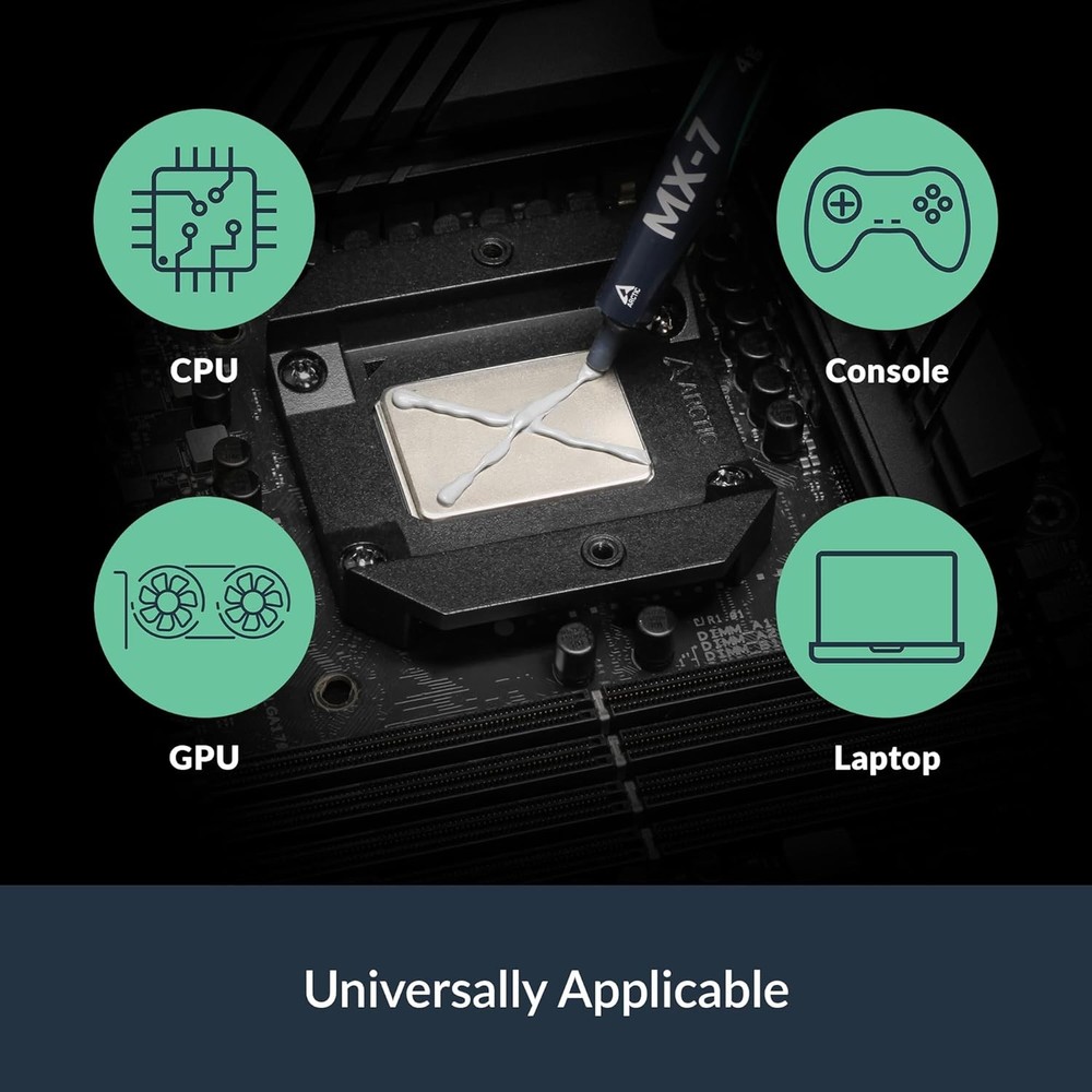 ARCTIC MX-7 (4 g) - Ultimate Performance Thermal Paste for CPUs, Consoles, Graph