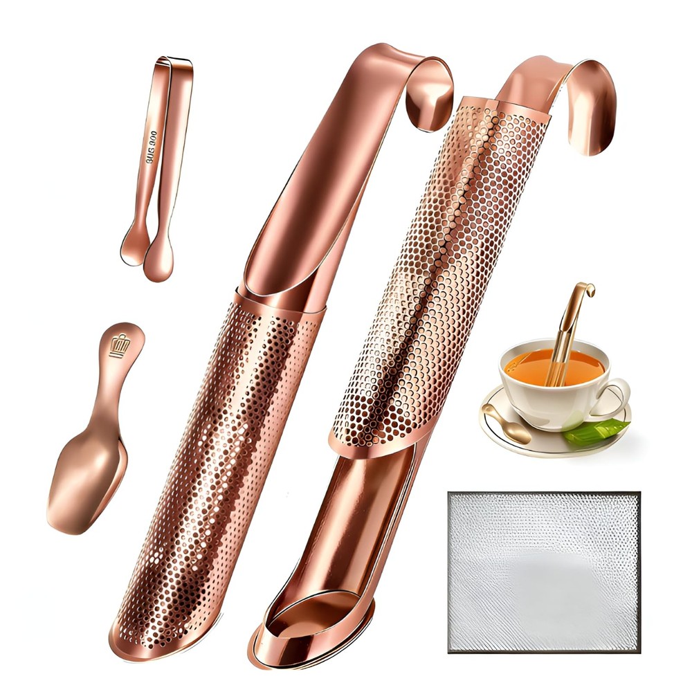 2 Pcs Tea Infuser with Hook Handle, Tea Diffusers for Loose Tea, Tea Steeper ...