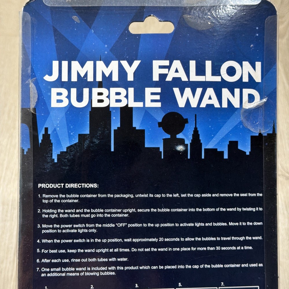 Jimmy Fallon Universal Studios Race Through New York Bubble Wand