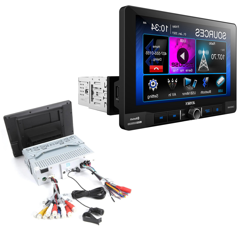 Jensen CM901MIR 1 DIN 9" LCD Display Car Stereo - Black