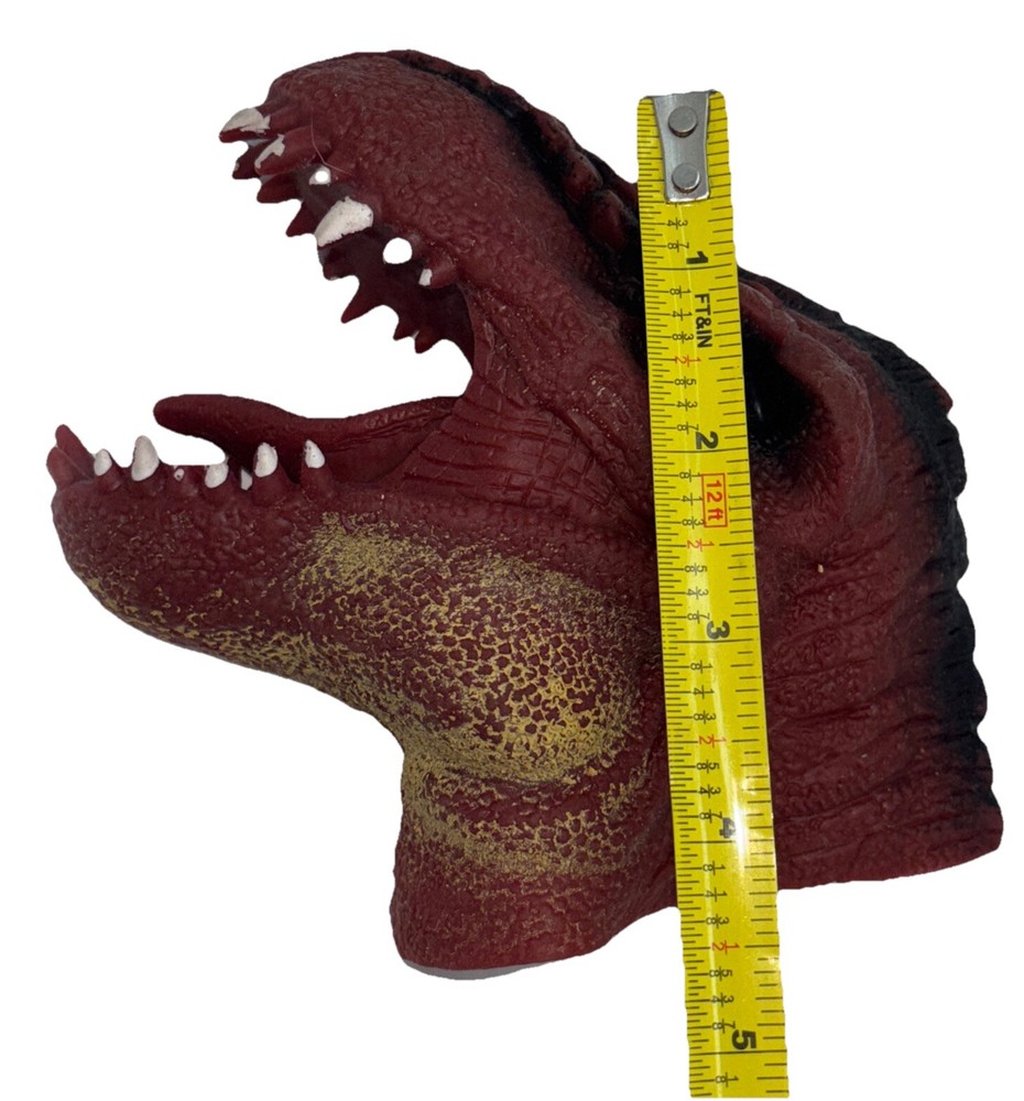 Dinosaur Carnotaurus Rubber Hand Puppet