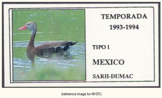 D2K Mexico Duck Stamp 1993 (N$174)