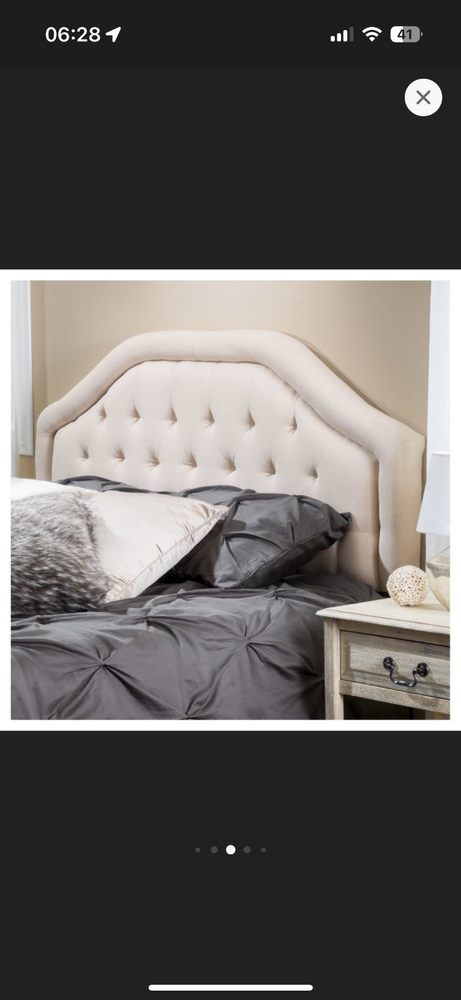Christopher Knight Home Angelica Button Tufted Headboard