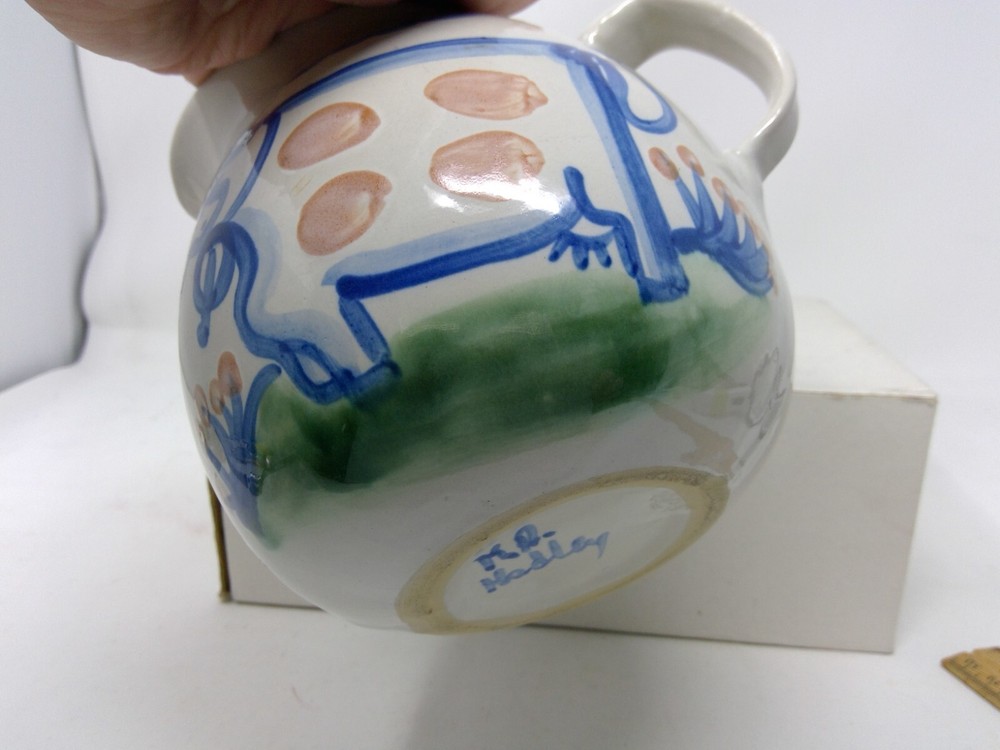 MA Hadley Pottery COW Pitcher