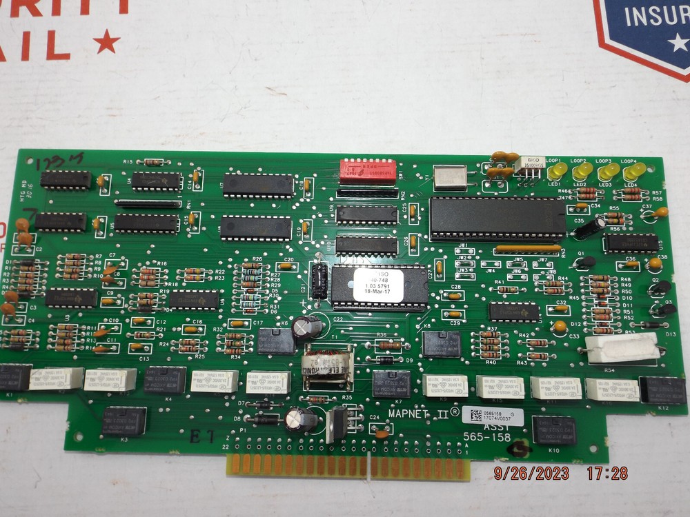 4100 Simplex 565-158 Mapnet 2 Isolator