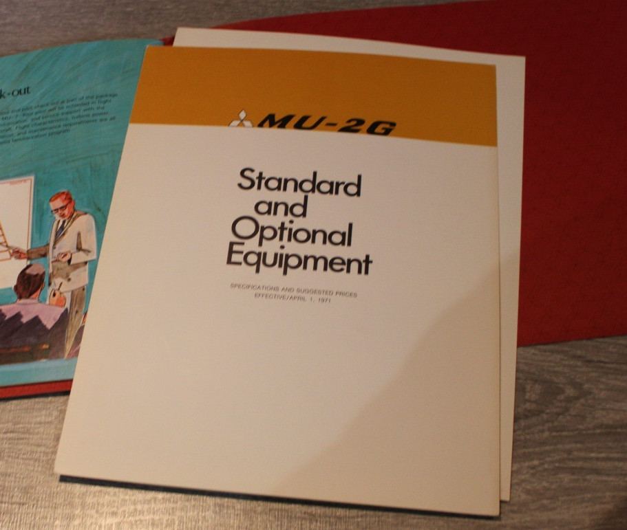Mitsubishi MU-2G BROCHURE