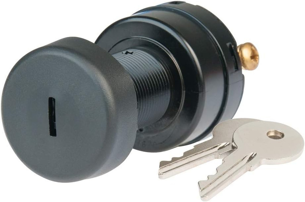 1001606 Ignition Switch, 3 Position - Off/Ignition/Start, Black