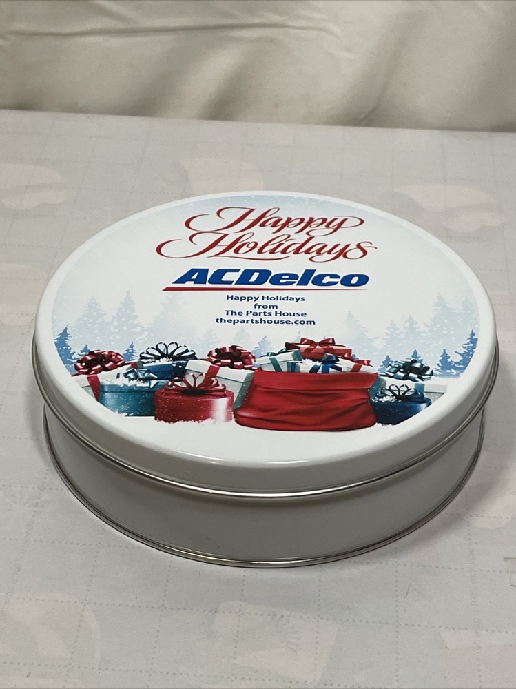 empty tin canister from acdelco