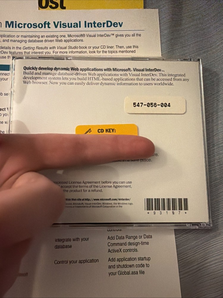 Microsoft Visual InterDev - Promotional Sample w/ Developer Network - Free Ship!