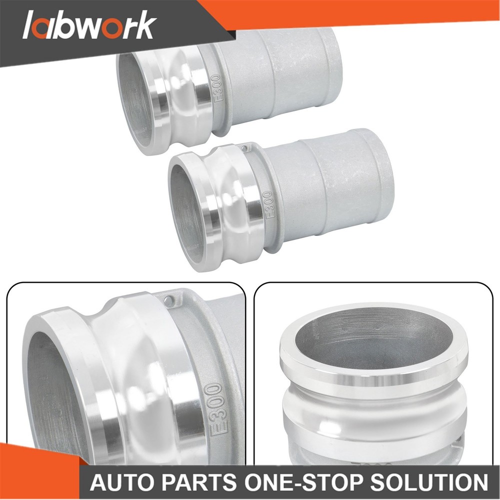 Labwork Type E 3 Inch Aluminum Camlock Fitting Pair Heavy Duty Rust Resistant