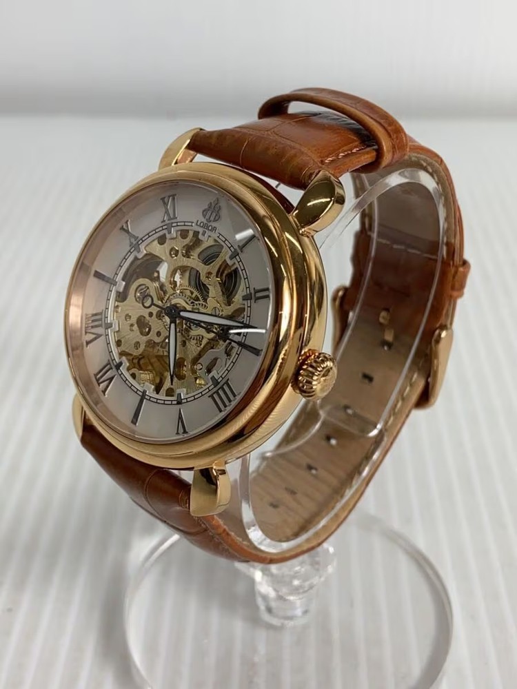 LOBOR Automatic Watch Analog Brown