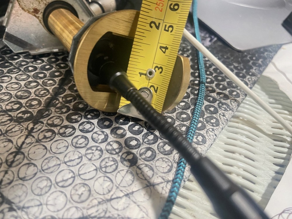 Brass Conference Table through under Mount Microphones (R3)