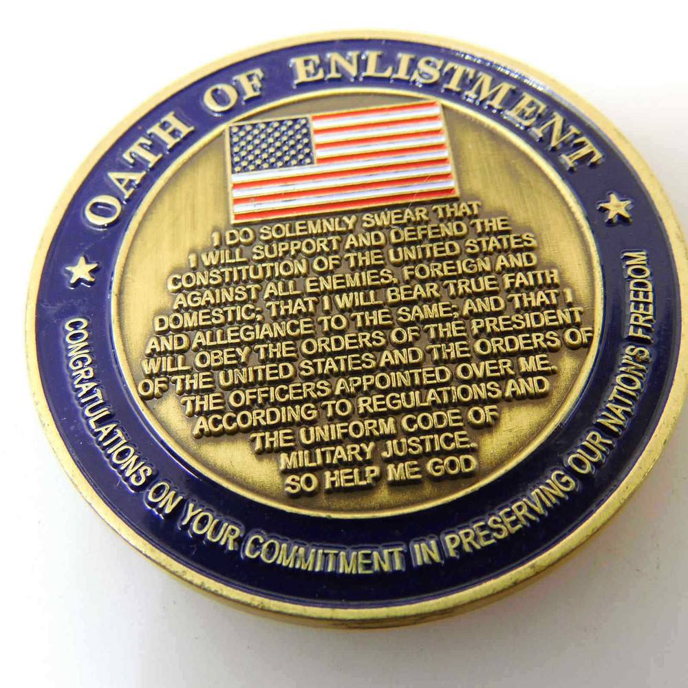USS ASHLAND LSD 48 CHALLENGE COIN