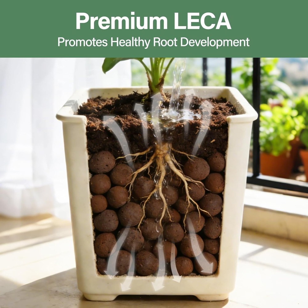 10lb Leca Clay Pebbles for Hydroponic Plants