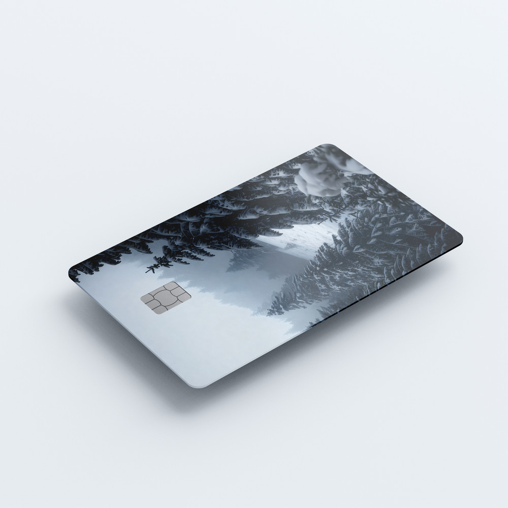 Frosted Forest Drift Card Skin