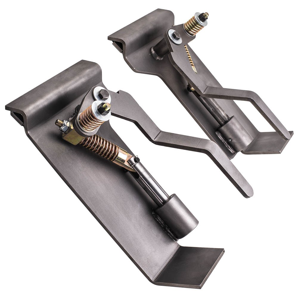 Skid Steer Quick Tach Conversion Adapter For Latch Box Weld On QTK Silver