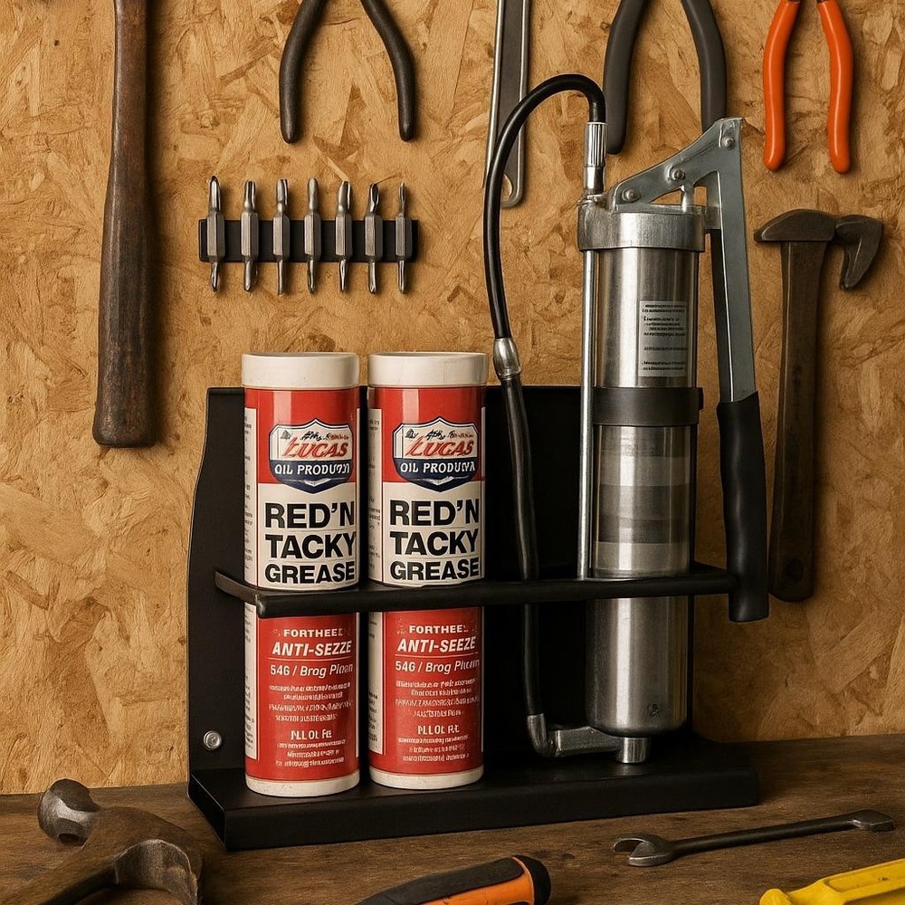 Grease Gun Holder (Tool Holder, Garage Organization)