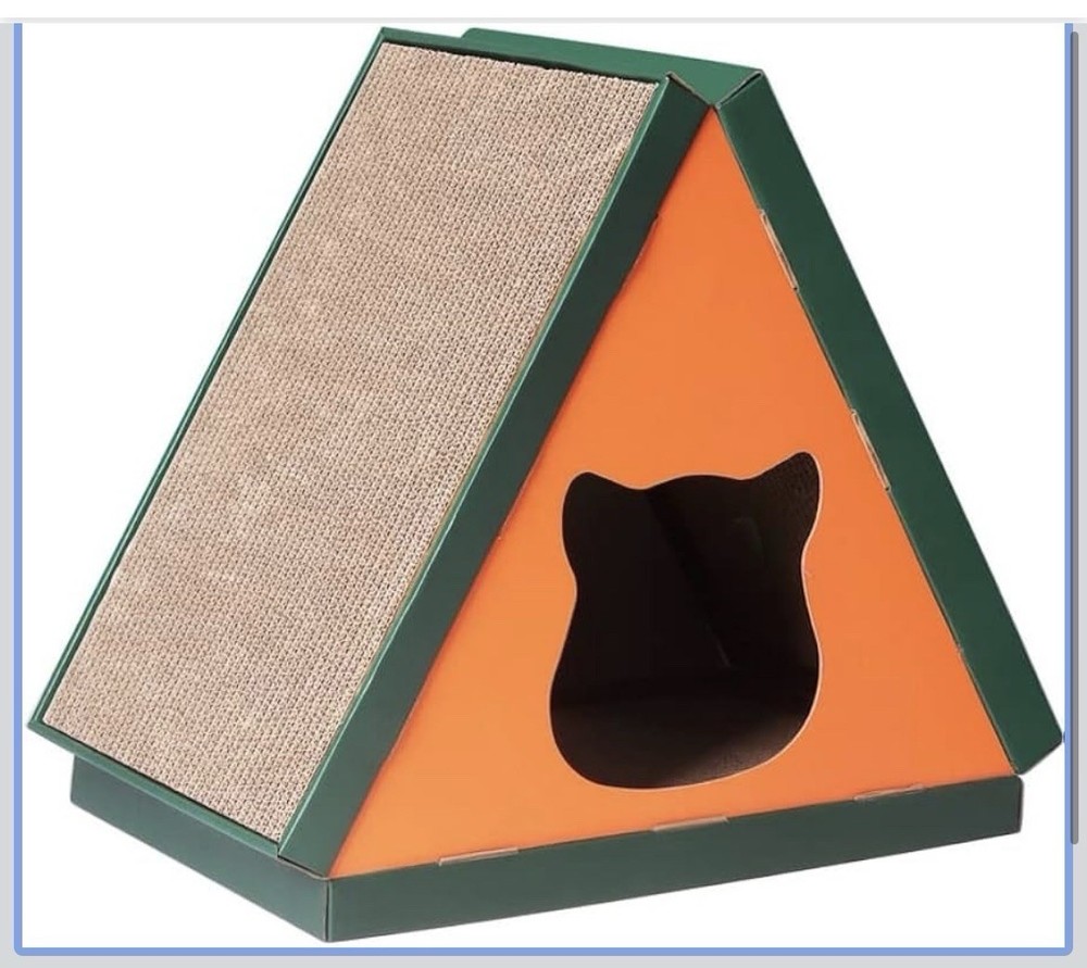 Cat Cardboard & Scratching Cardboard Pyramid