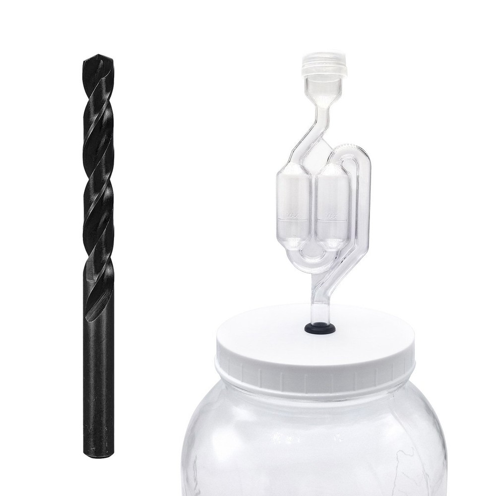 Drill and Grommet Set - Turn Any Lid Into a Fermentation Lid