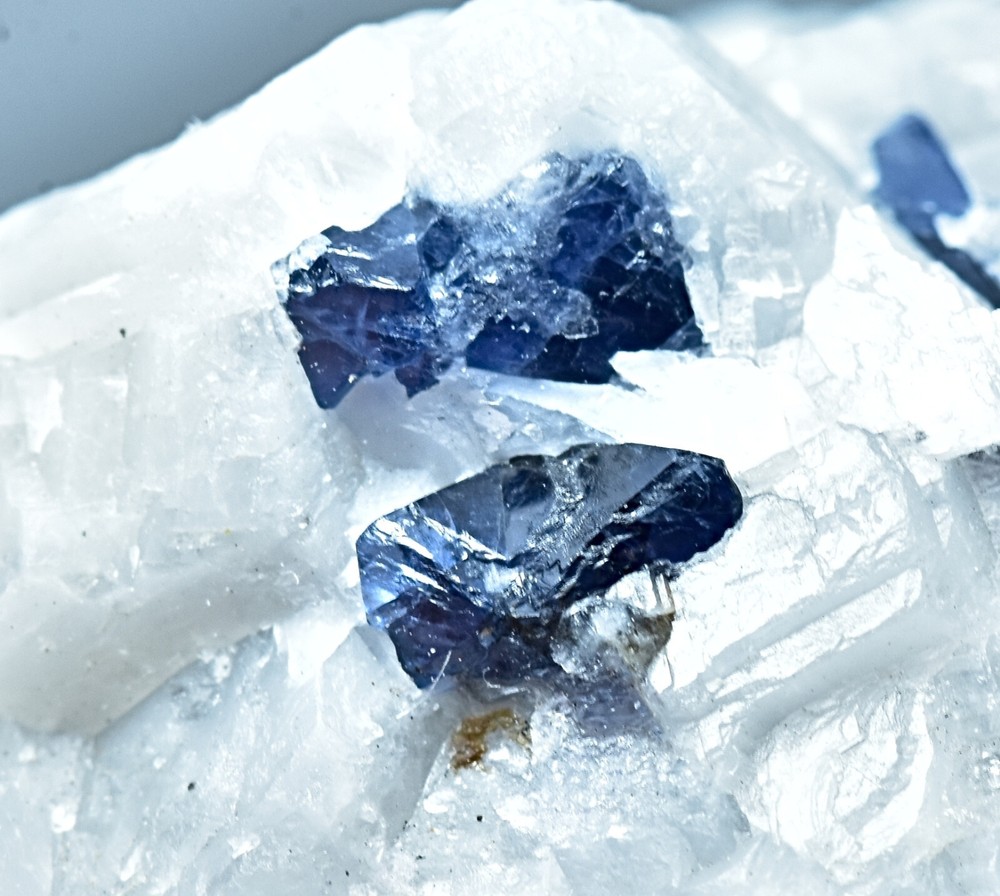 Natural Blue Spinel Crystals On Matrix 29 Gram