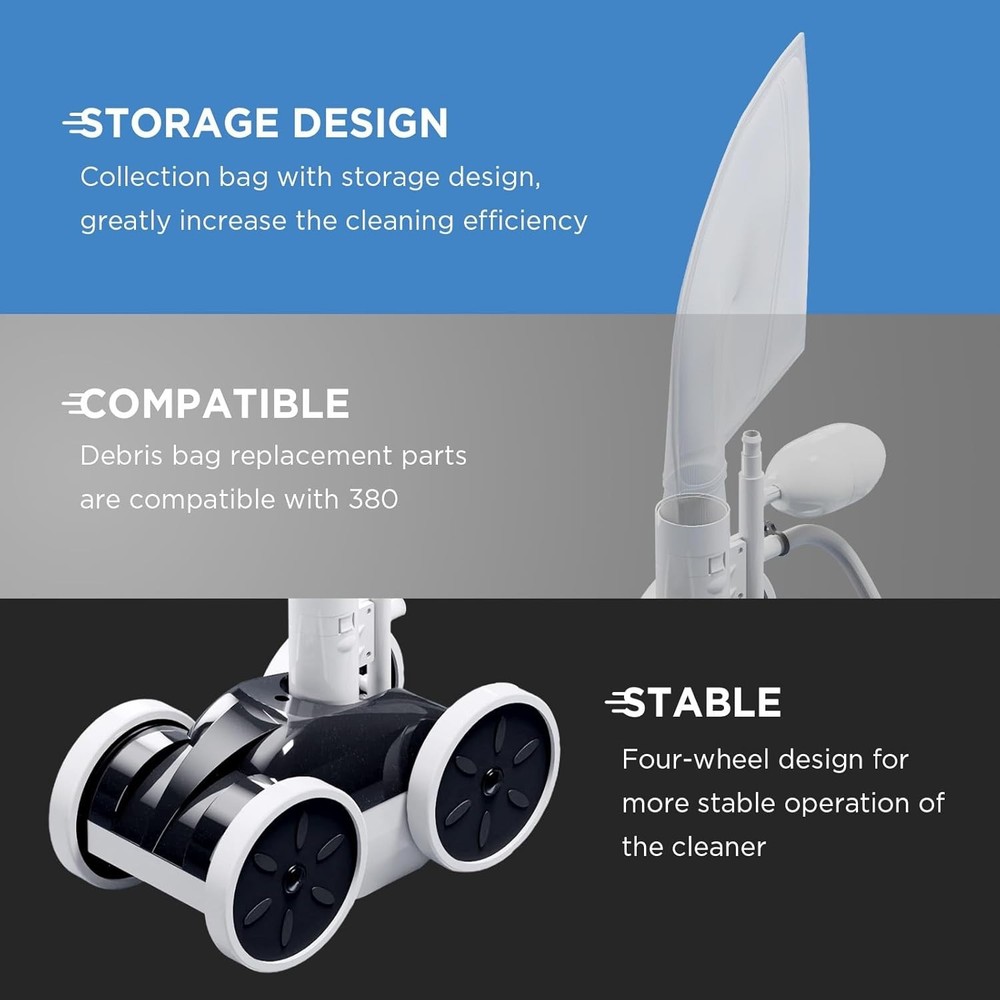 MAKHOON Upgrade Pool Pressure Side Sweeper: Professional Solution for Cleaning..