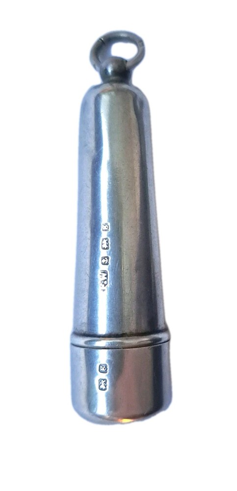 Francis Webb Ltd Antique Sterling Silver Cheroot Holder.  Birmingham 1906